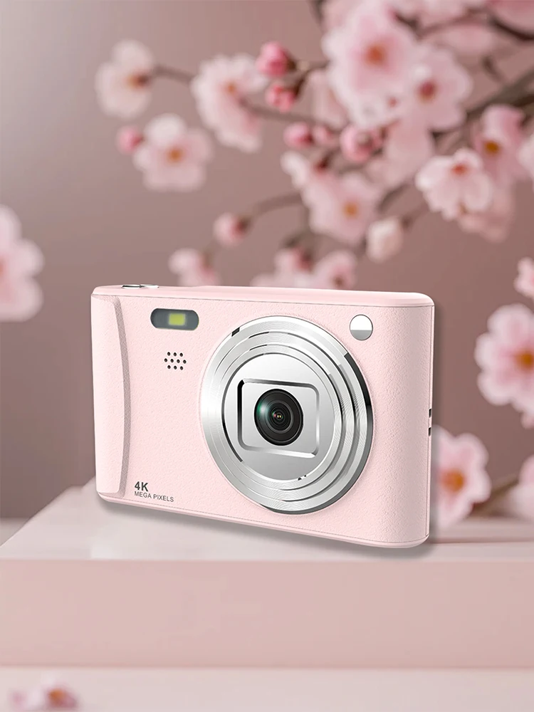 Cámara digital retro HD, USB3.0, 4k HD, cámara de viaje (incluida tarjeta de memoria de 32G), mini cámara compacta y portátil con tarjeta - imagen 4