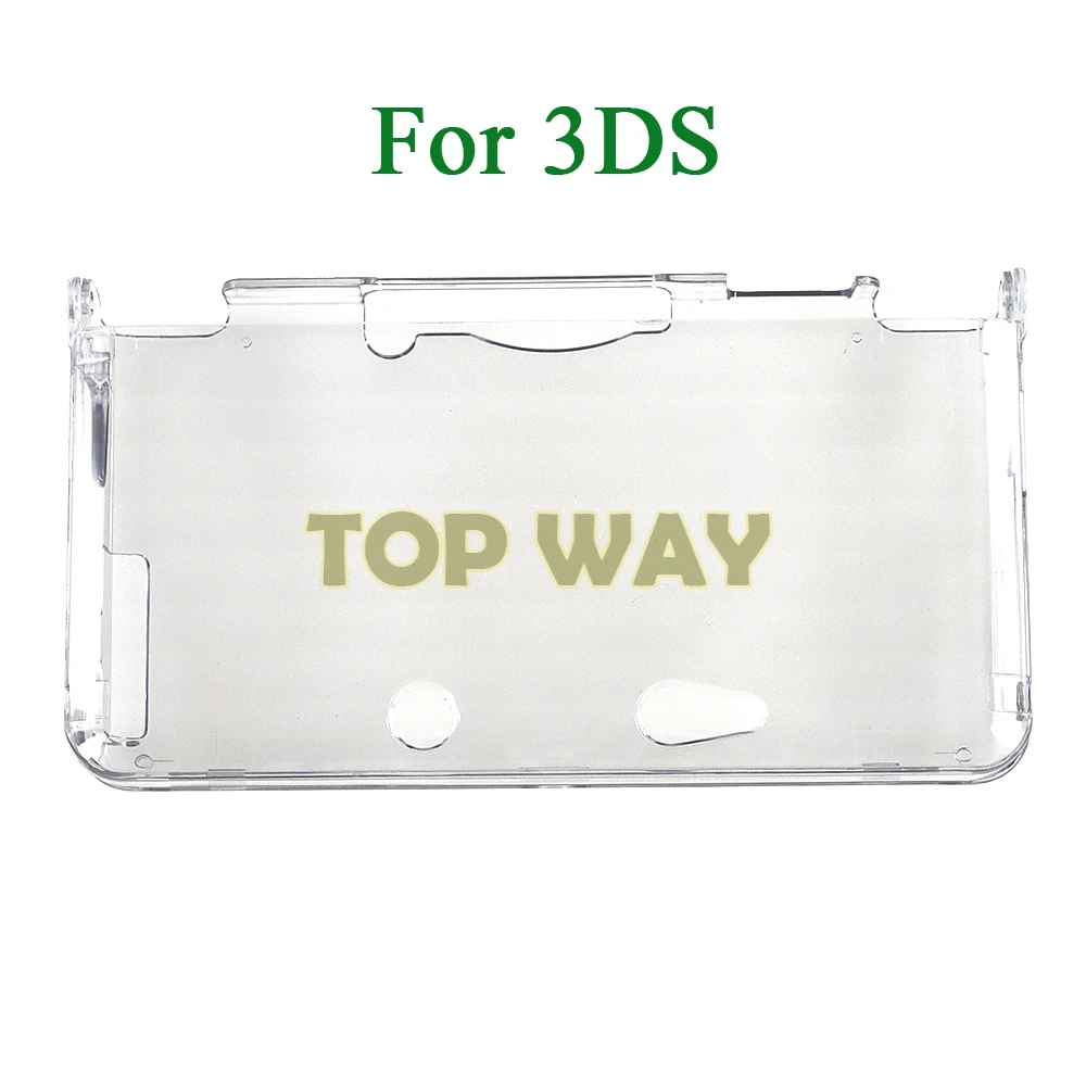 1 Uds. Funda protectora dura de cristal transparente de plástico transparente para 3DS - imagen 5