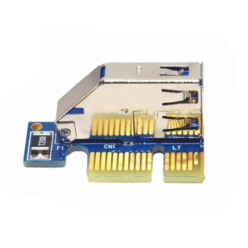 PCIE PCI-E PCI Express X1 a PCI tarjeta elevadora tarjeta de Bus convertidor adaptador de alta eficiencia Cable USB 3,0 para PC de escritorio Chip ASM1083 - imagen 5