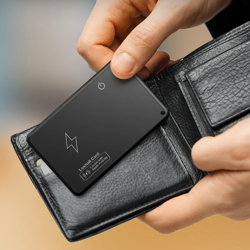 Rastreador GPS Bluetooth inteligente a prueba de pérdidas para el nuevo sistema Apple IOS, seguimiento de carga inalámbrica, ubicación, tarjeta de seguimiento de billetera - imagen 3
