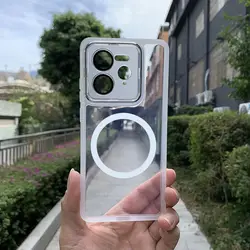 Funda Silicona Magnética Realme GT7 Pro – TPU Transparente Antigolpes