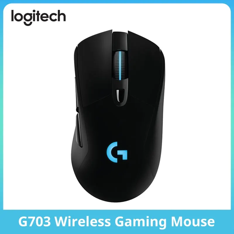 Logitech G703hero Esports Comer Pollo Macro RGB Retroiluminado Juego de ordenador Lol/CF Ratón de carga inalámbrica
