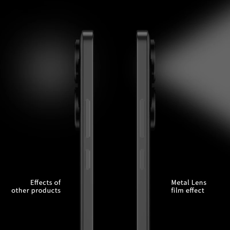 Protector de lente de cámara trasera de Metal de aluminio para Xiaomi Redmi Turbo 3, cubierta de lente, Protector de pantalla para Redmi Turbo3, película de anillo de lente - imagen 4