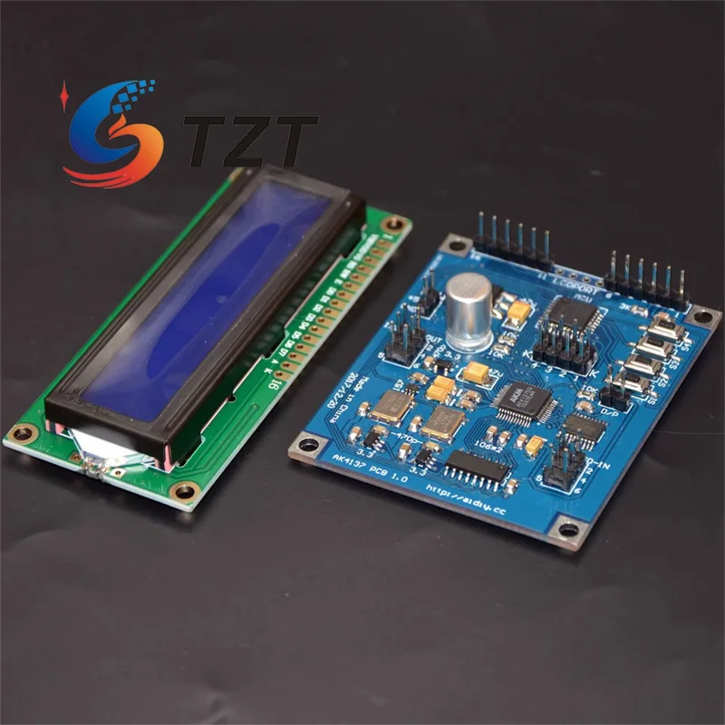 TZT AK4137 Convertidor de frecuencia de muestreo I2S/DSD (versión estándar) Entrada DoP de conversión PCM/DSD + 1602 LCD - imagen 3