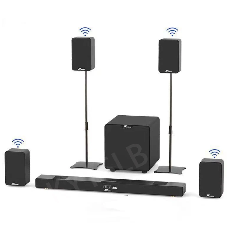 KYYSLB-Subwoofer inalámbrico Bluetooth, juego de cine en casa, TV, teléfono móvil, Karaoke, barra de sonido, altavoces K Song, columna - imagen 5