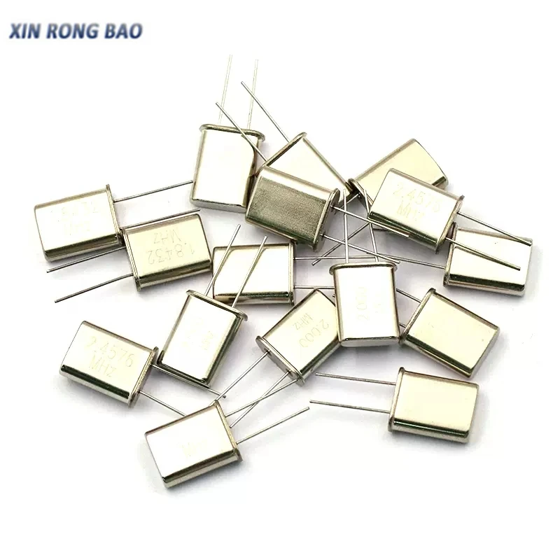 10 Uds 49U HC-49U resonador de cuarzo cristal 1,8432 M 2MHZ 2,4576M 4MHZ 6MHZ 7,2 M 7,3728 M 8MHZ 8,1920M 10M 18,432M 11,0592M 12M 16M