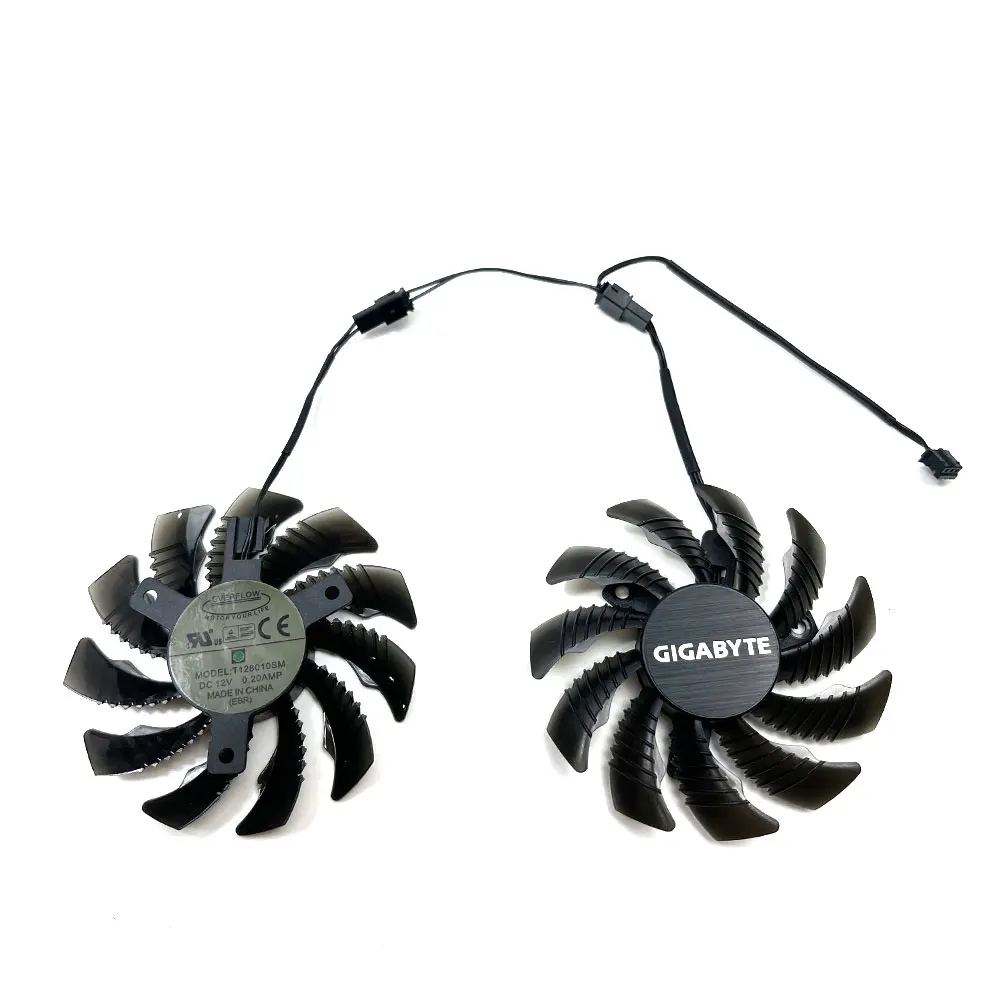 Nuevo ventilador de 75MM de 3 pines T128010SM GTX 960 GPU, para GIGABYTE GeForce GTX 960, GTX 950, GV-N960OC, GV-N950WF2OC, ventilador de refrigeración de tarjeta de vídeo - imagen 4