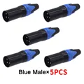 Blue male 5pcs