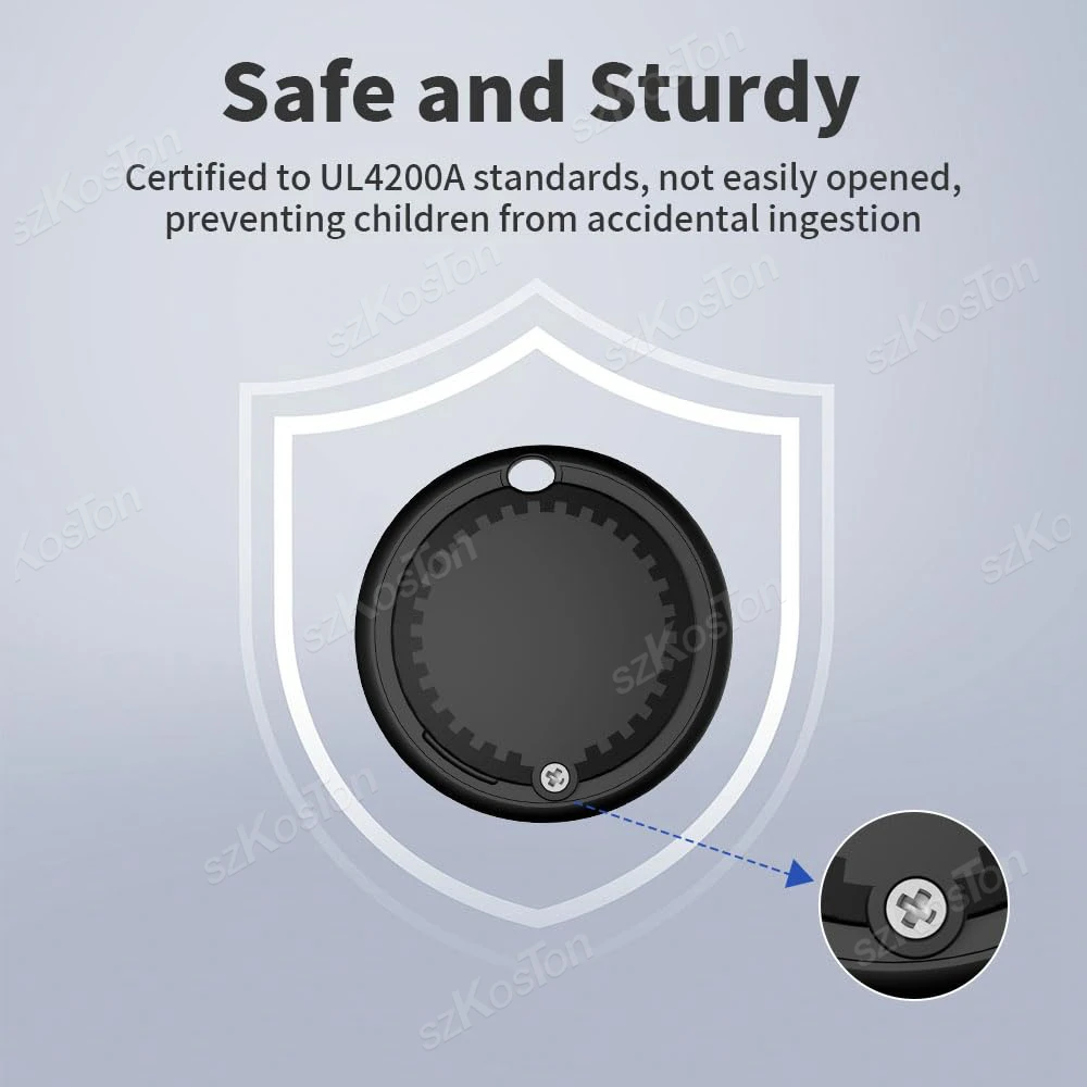 Mini etiqueta Air Tracker funciona con iOS Find My APP buscador GPS Global localizador de artículos para mascotas de coche llavero mochila seguimiento de equipaje - imagen 4