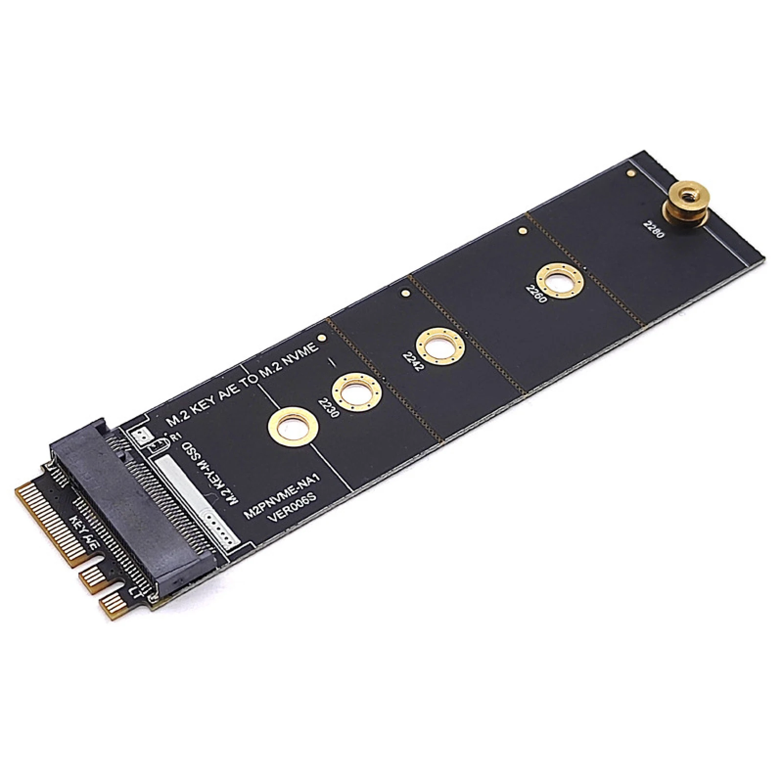 Ranura para llave inalámbrica M.2 A/E A M.2 M, adaptador Wifi Bluetooth para NVMe PCI Express, Puerto SSD 2280, tarjeta adaptadora de clave A E A NVME - imagen 4