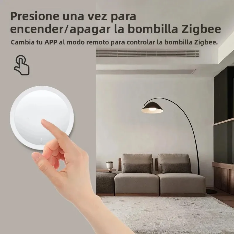 Interruptor de escena Zigbee inteligente, controlador de perilla de botón de atenuación para automatización del hogar, interruptor inteligente DIY, compatible con asistente de hogar - imagen 5