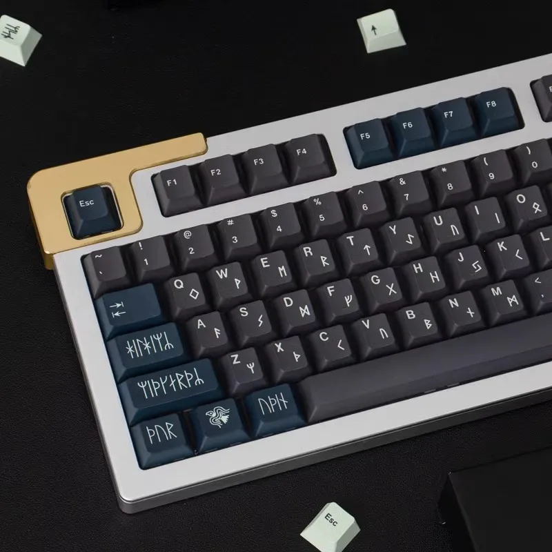 GMK-teclas con personalidad, 130 teclas, teclas de cereza, teclas PBT de doble disparo para interruptores MX, juego de teclado mecánico, teclas ISO - imagen 5