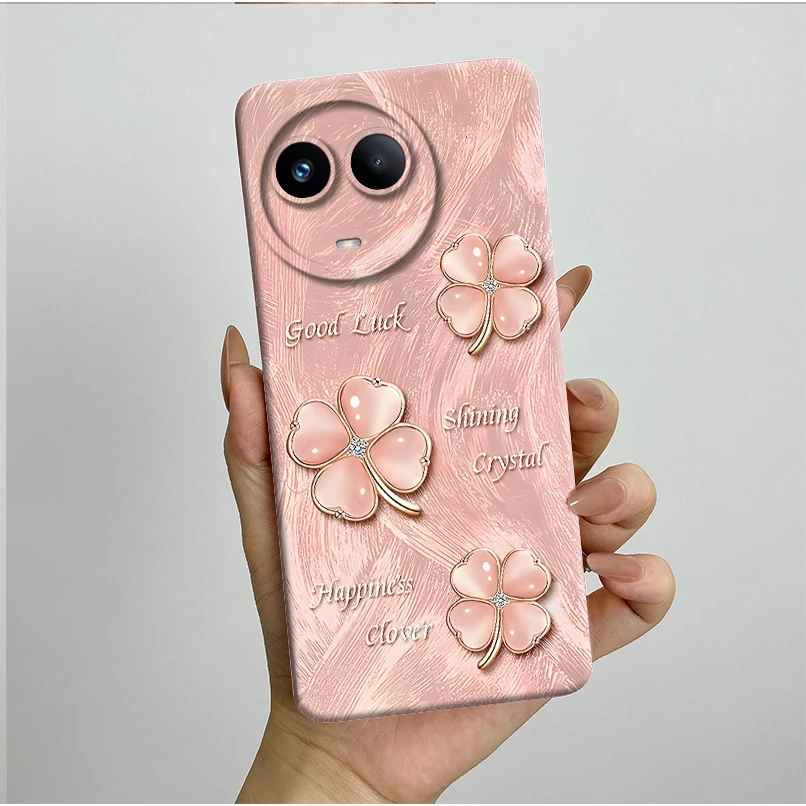 Para Realme V50 funda estética bonita mariposa flores a prueba de golpes funda de silicona suave para Realme V50S RMX3783 funda de teléfono - imagen 5