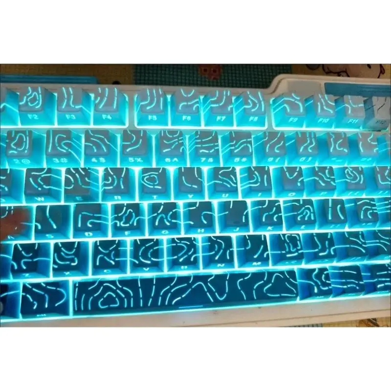 R53C 133Degradados teclas Impresión lateral Retroiluminación Teclas topográficas Teclas PBT Durabilidad Diseño Contour4.0 - imagen 3