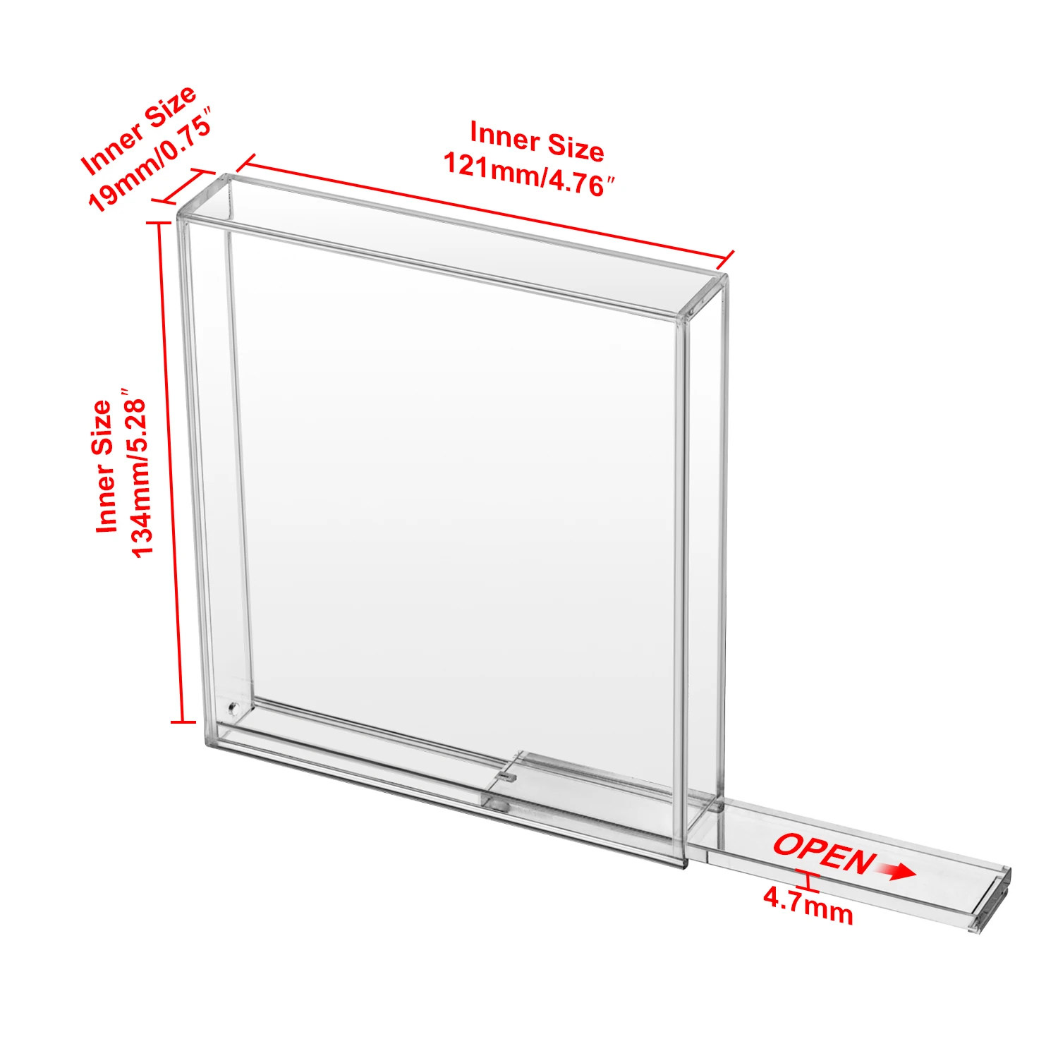 Para estuche de cartucho de juego acrílico NES - Caja de almacenamiento de exhibición transparente para tarjetas Nintendo NES - imagen 3