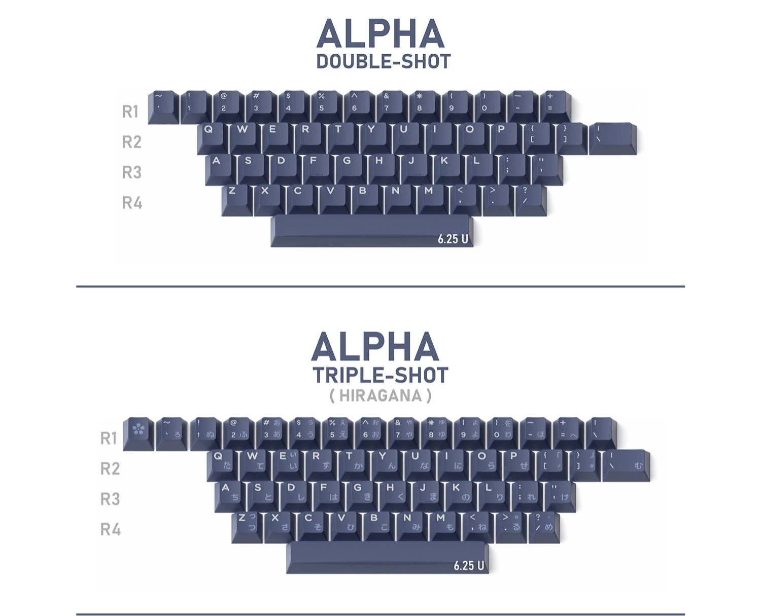 Calculadora Domikey, teclas ABS de doble disparo, Triple altura cereza, Color azul para teclado mecánico AULA F75 Ajazz Ak820 Pro Game - imagen 3
