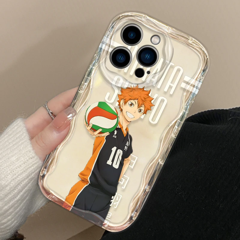 Funda Haikyu Hinata Shoyo para Apple iPhone 15 14 13 12 11 Pro X XR XS Max Plus 8 7 Plus SE Wave Oil funda de teléfono - imagen 4