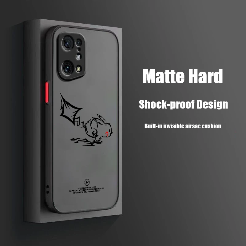 Anime Pokemon Pikachu para OPPO Reno 8T 8 7 6 5 Z F SE Pro Plus Lite TPU a prueba de golpes esmerilado translúcido funda de teléfono - imagen 3