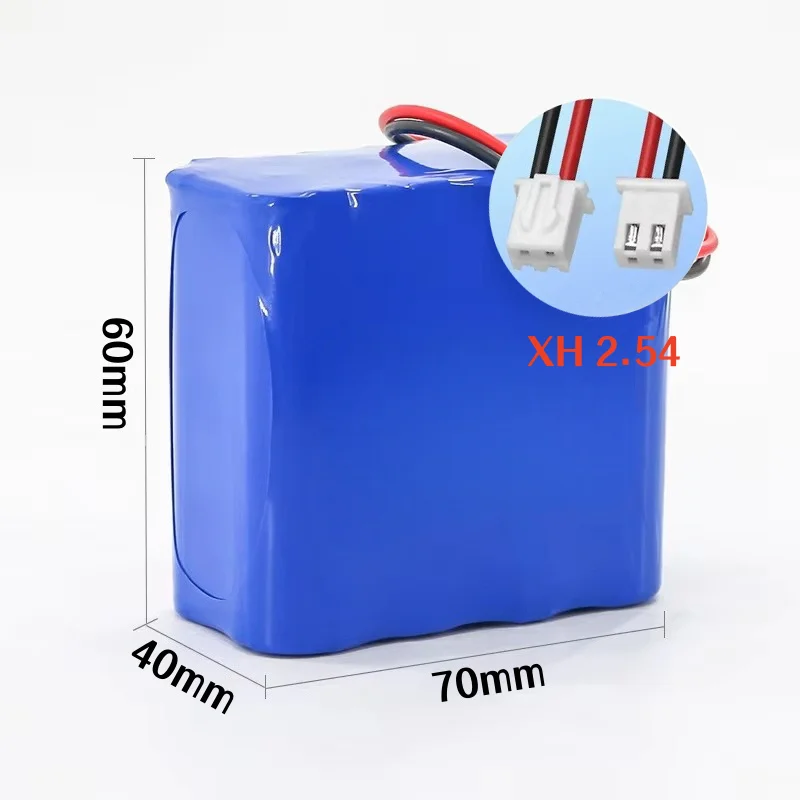 Batería de litio recargable de 12V 18650 3S2P 9900mAh con fuente de alimentación de respaldo BMS para Monitor CCTV Bluetooth. - imagen 2