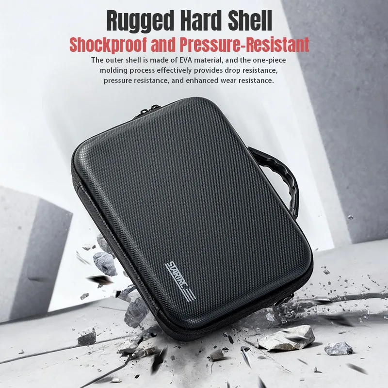 Estuche portátil, bolsa impermeable, cargador, Base de batería, palo de Selfie, bolso de almacenamiento para DJI Osmo Action 6, accesorios para cámaras deportivas - imagen 3