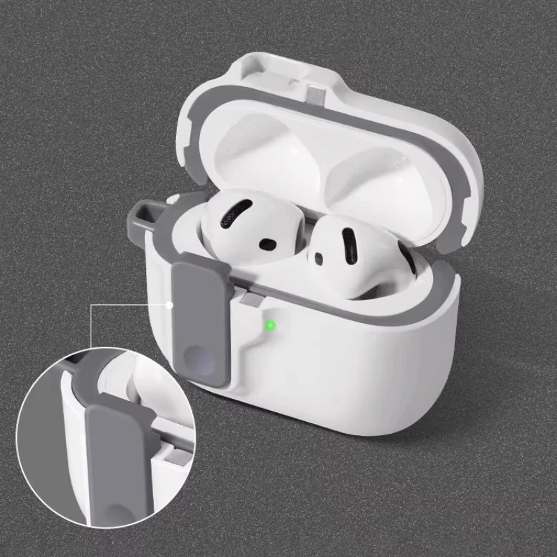 Funda con soporte 2025 para Apple airpods pro 3, funda con cerradura de seguridad a prueba de golpes, Fundas para auriculares de PC para AirPods Pro3 Pro 3rd 4 3 2Gen ﻿ - imagen 4