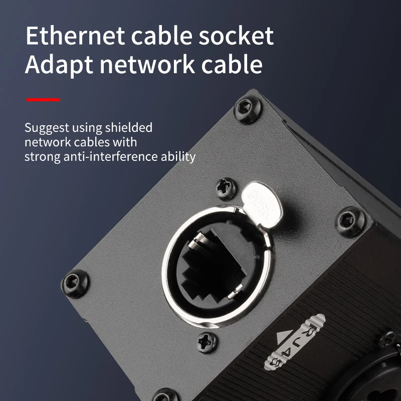 Cable XLR multired de 4 canales y 3 pines para iluminación de sonido de escenario y estudio de grabación a extensor de señal de red Ethernet RJ45 - imagen 3