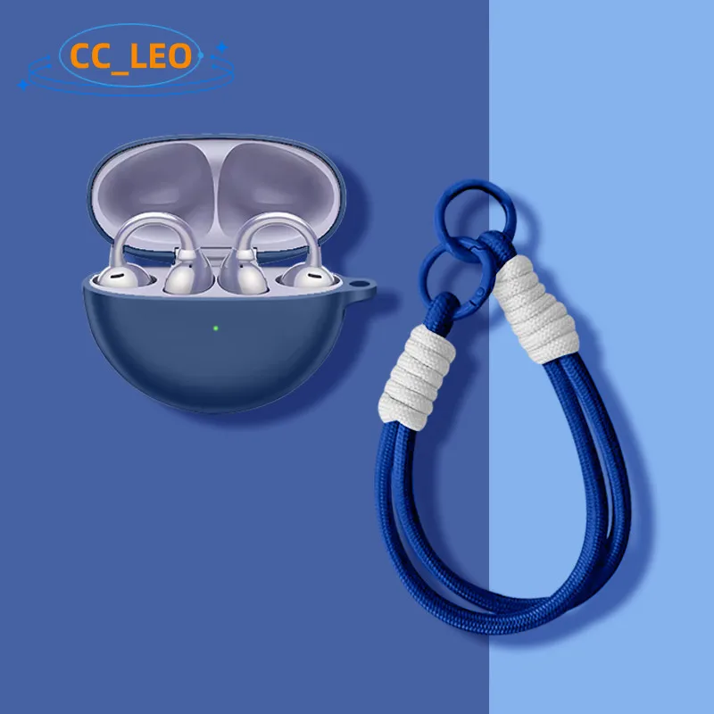 Funda con Clip para auriculares Honor Choice, funda suave de silicona adecuada para Honor Choice, funda protectora con Clip para auriculares, colgante con cordón - imagen 5