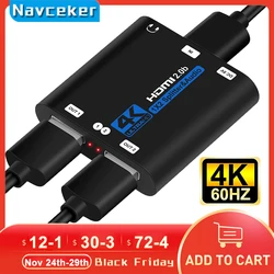 Splitter HDMI 2.0 1x2 4K HDR Compatible PS5 PS4 Xbox Apple TV