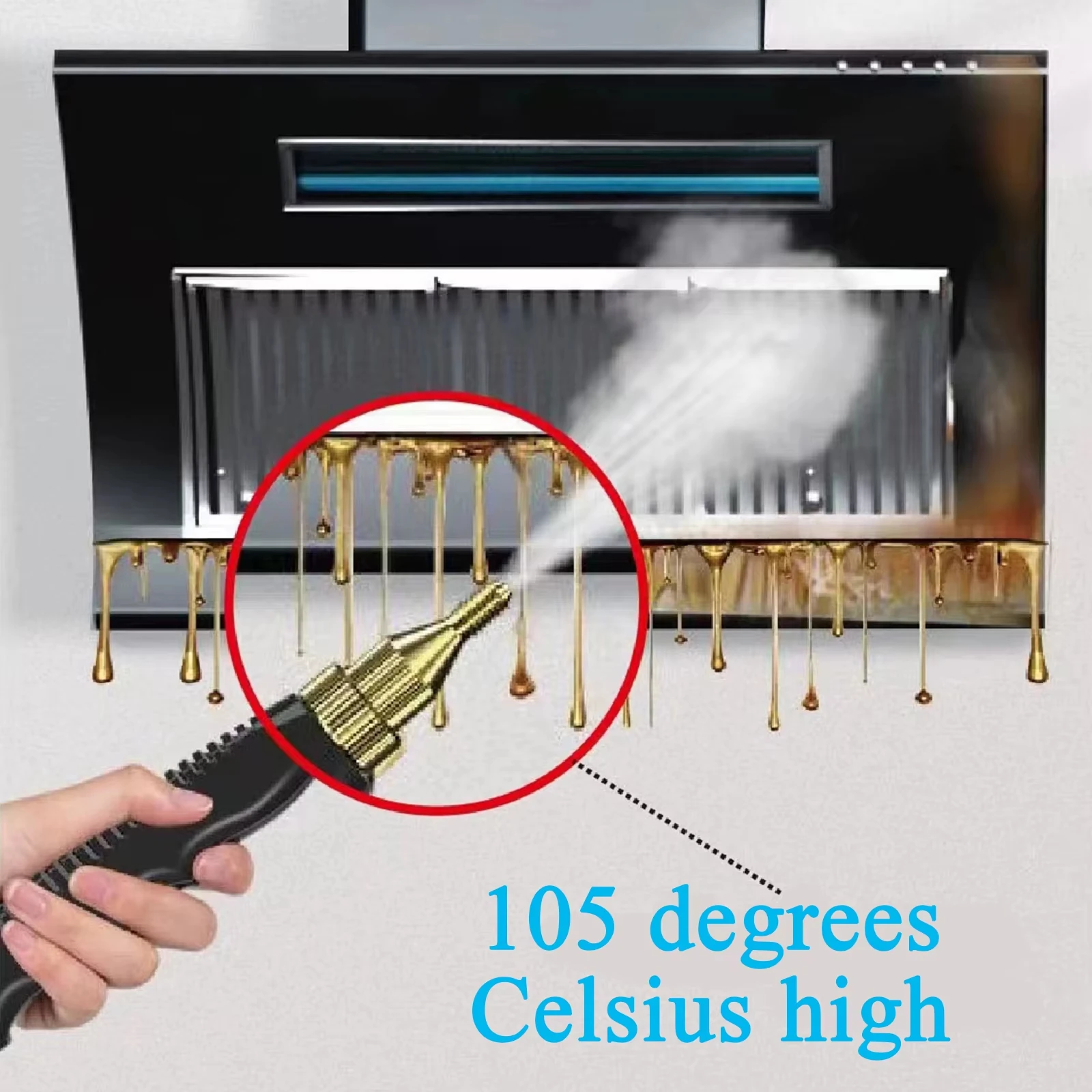 Limpiadores a vapor domésticos de alta presión y alta temperatura, 2500W, 110V220V, aire acondicionado, capó de cocina, limpiador al vapor para coche - imagen 5