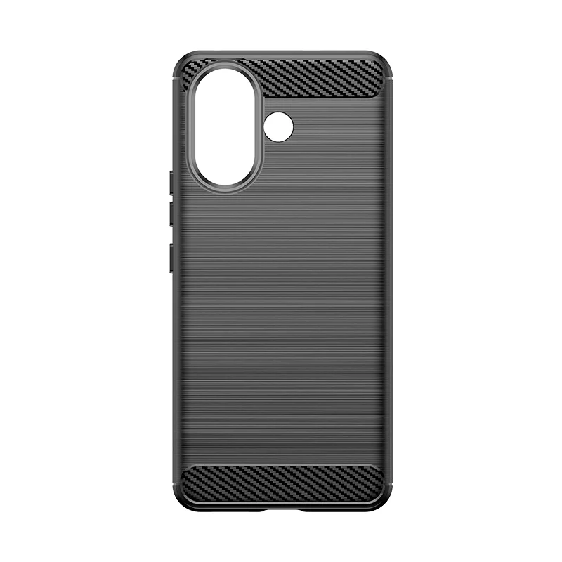 Para Vivo V60 Lite funda Vivo V60 Lite Capas armadura a prueba de golpes teléfono parachoques trasero suave TPU fibra de carbono Fundas Vivo V60 Lite - imagen 2
