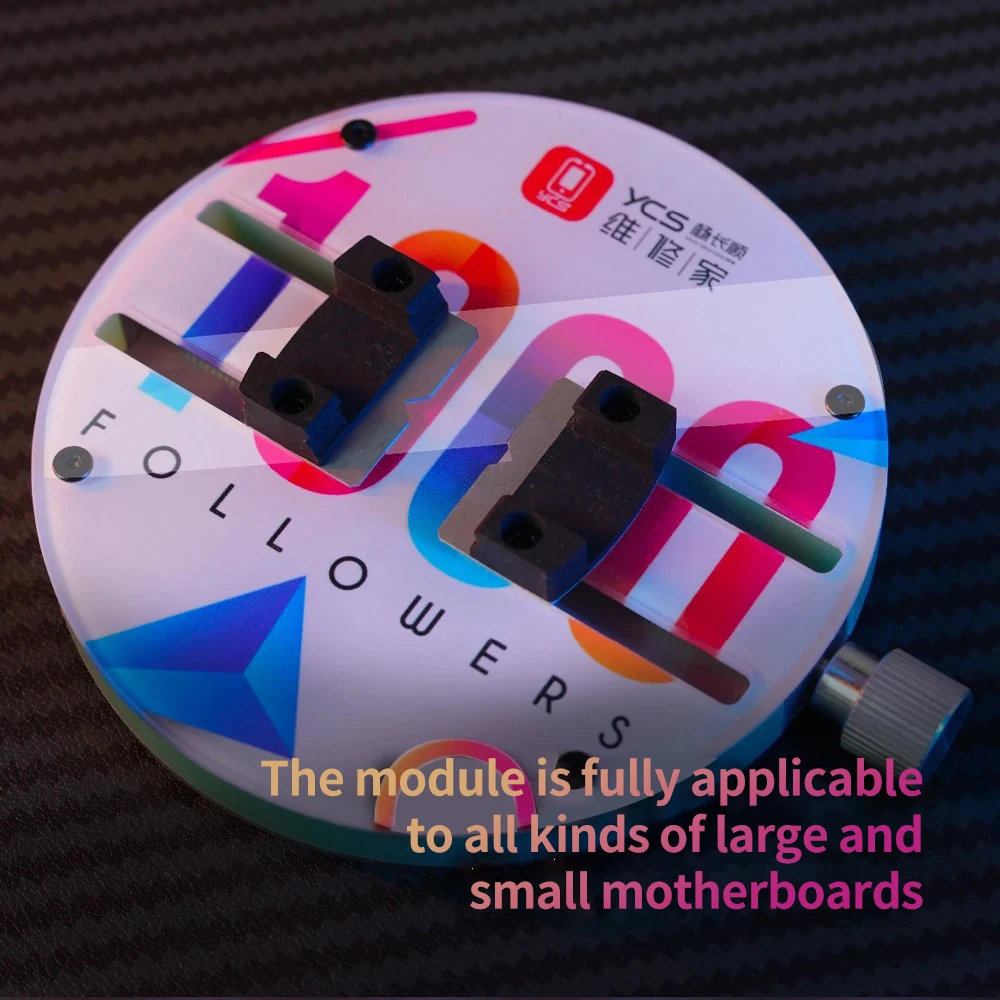 Abrazadera de anillo de Chip de serie completa YCS H03 Pro para reparación de teléfonos móviles, Chip de placa base, reparación de CPU, herramienta de abrazadera de desgomado de estaño para raspar - imagen 4