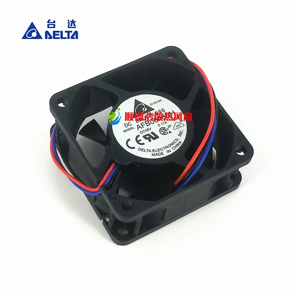 Para Delta AFB0648SH S47L ventilador de refrigeración de servidor DC 48V 0.12A 60x60x25mm 3 cables - imagen 4