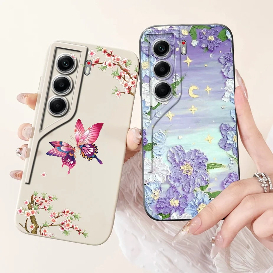 Para Tecno Camon 40 CM5 funda Camon40 Pro 4G CM6 lindo gato astronauta cubierta de dibujos animados funda de silicona suave para Tecno Camon 40 Pro Fundas - imagen 4