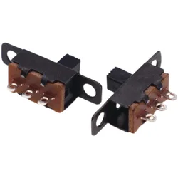 Interruptor Deslizante SS12F15VG4 – 3 Pines 1P2T Mango 4mm