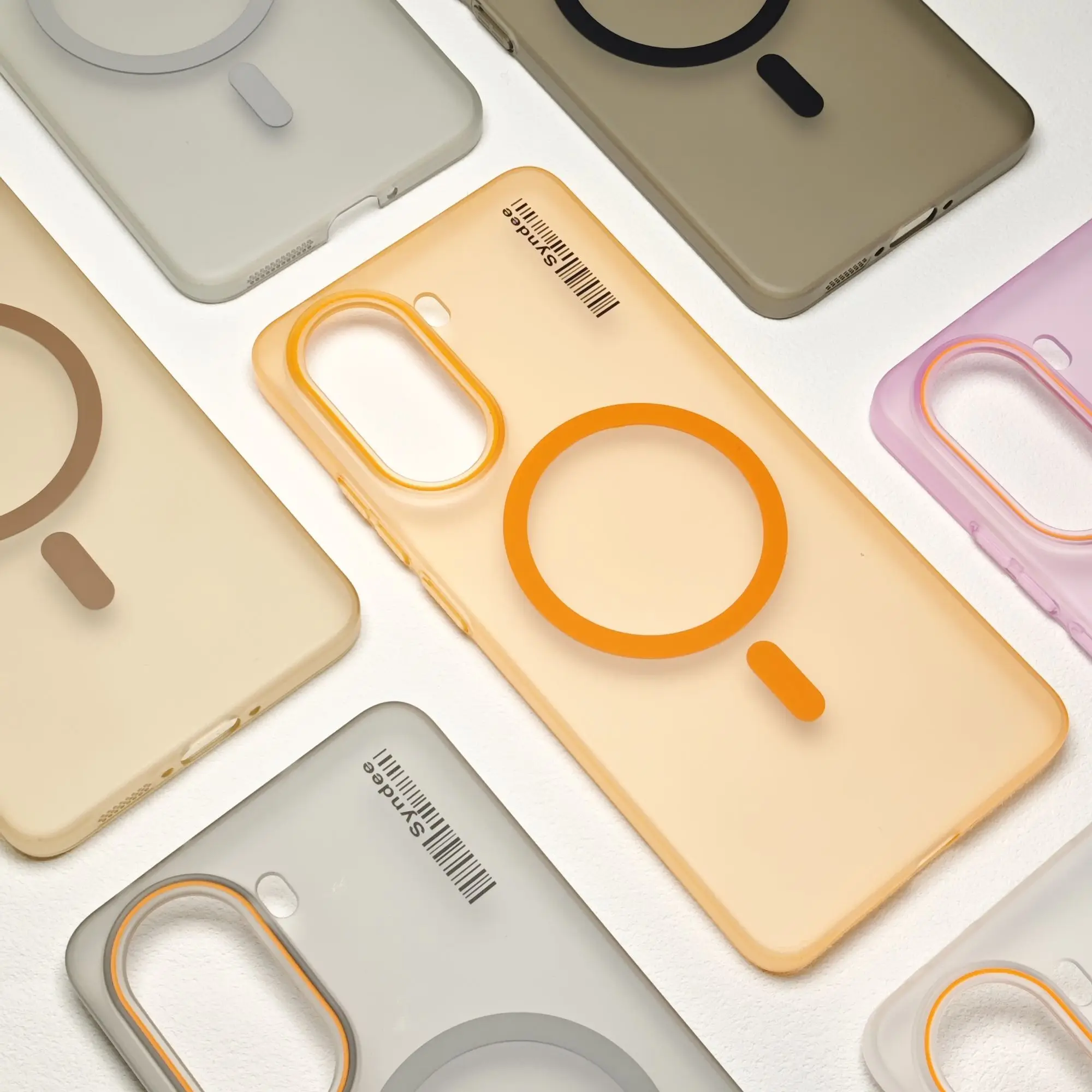 Funda transparente mate para Magsafe para Xiaomi Mi 15 15s 14 13 14T Pro Ultra poco f7 f6 x7 pro c71 funda dura magnética a prueba de golpes - imagen 2