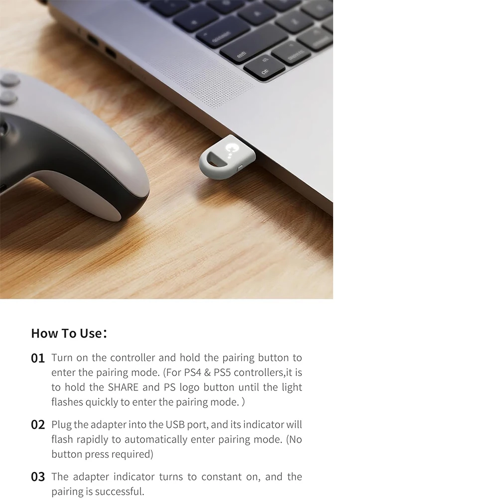 Adaptador inalámbrico más rápido GuliKit Hyperlink 2 para Xbox One/Xbox Series X | Controlador S/Elite 2/PS5 Dual Sense/Edge/PS4/Switch Pro - imagen 4