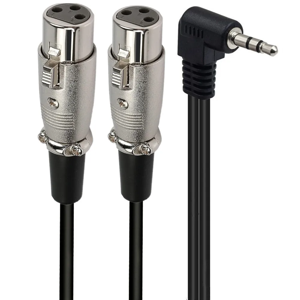 Adaptador Jack 3,5 a XLR Cable de Audio AUX 3,5mm a XLR Cable de Audio analógico equilibrado para micrófono ordenador teléfono altavoz amplificador - imagen 4