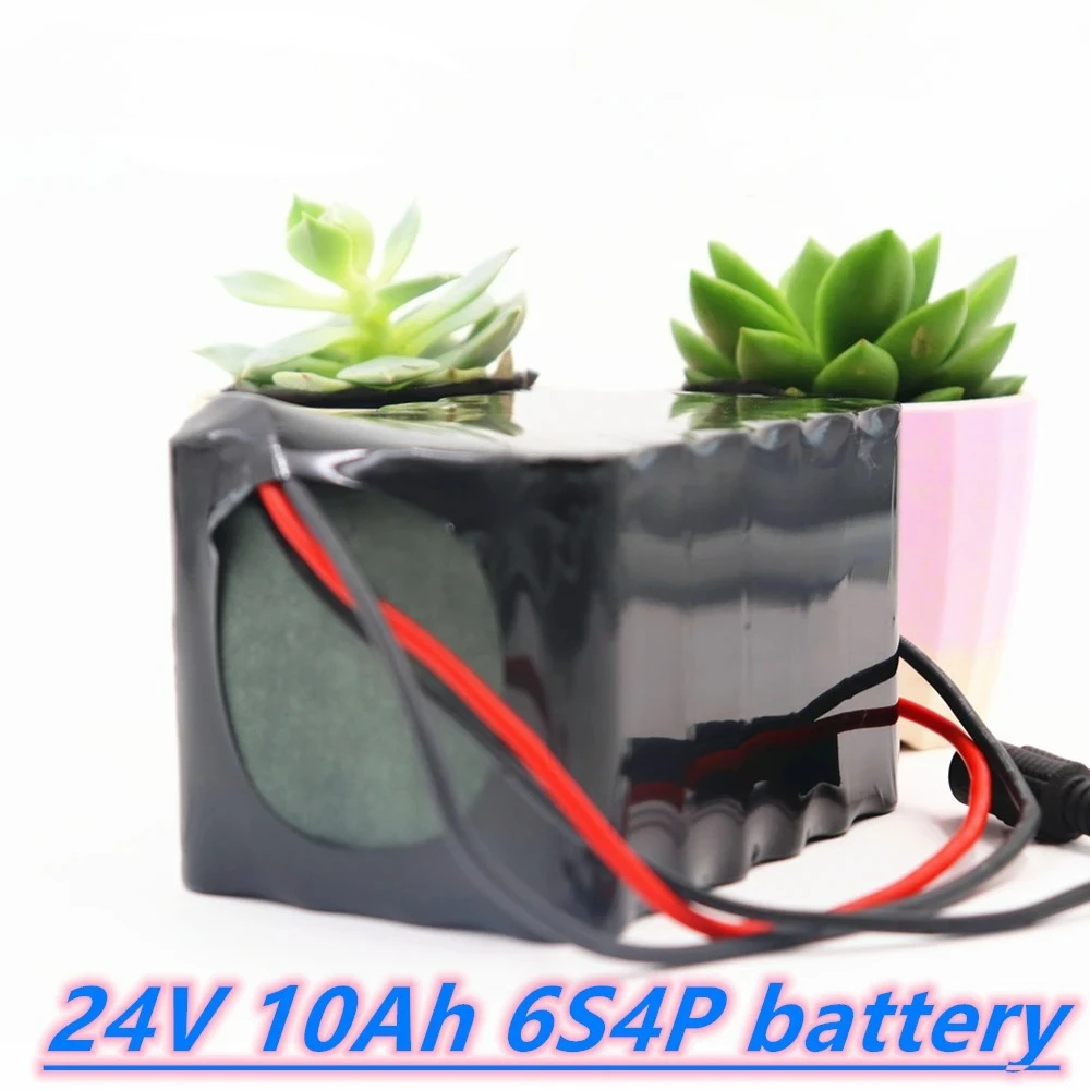 Batería de litio 6s4p 24V 10000mAh 18650 25,2v 10000mAh para ciclomotor eléctrico de silla de ruedas/eléctrico/batería de iones de litio.