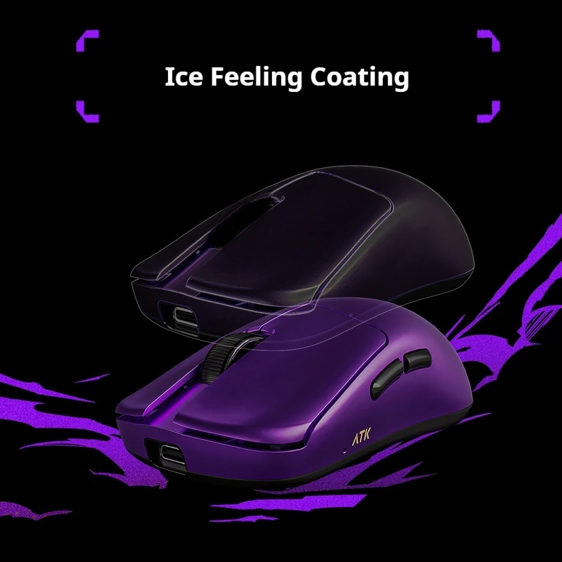 ATK Duckbill Ultra Gaming Mouse inalámbrico Paw3950 Ultra modo Dual ergonómico Esports Mouse 8000HZ NÓDICO 54H20 ratones ligeros - imagen 3