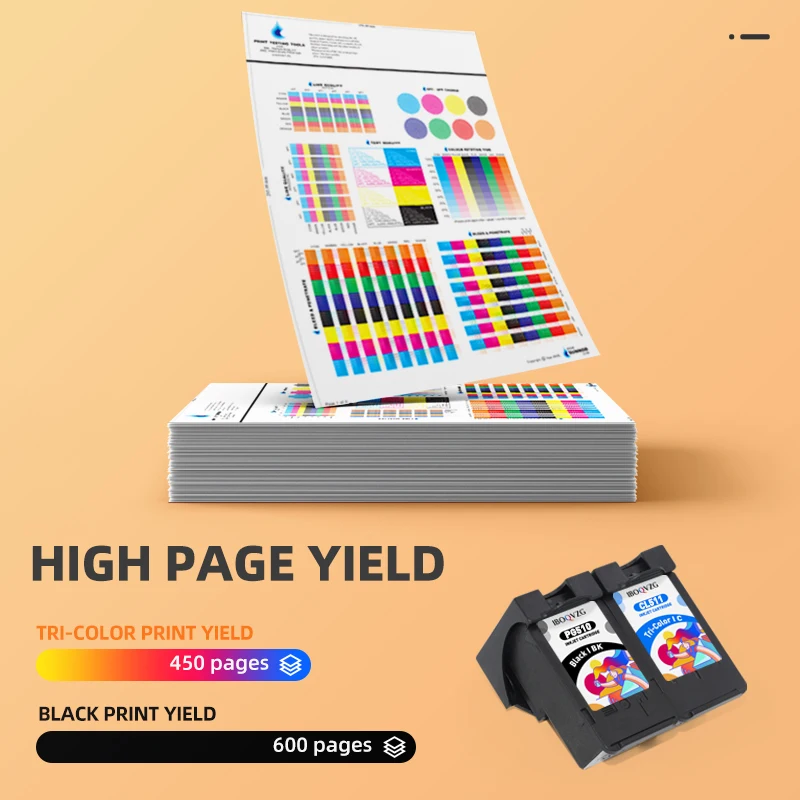 IBOQVZG-cartucho de tinta PG 510 CL 511 XL, Compatible con Canon PG510 CL511 PIXMA MP250 MP230 MP240 MP260 MP270 MP272 MP280 - imagen 5