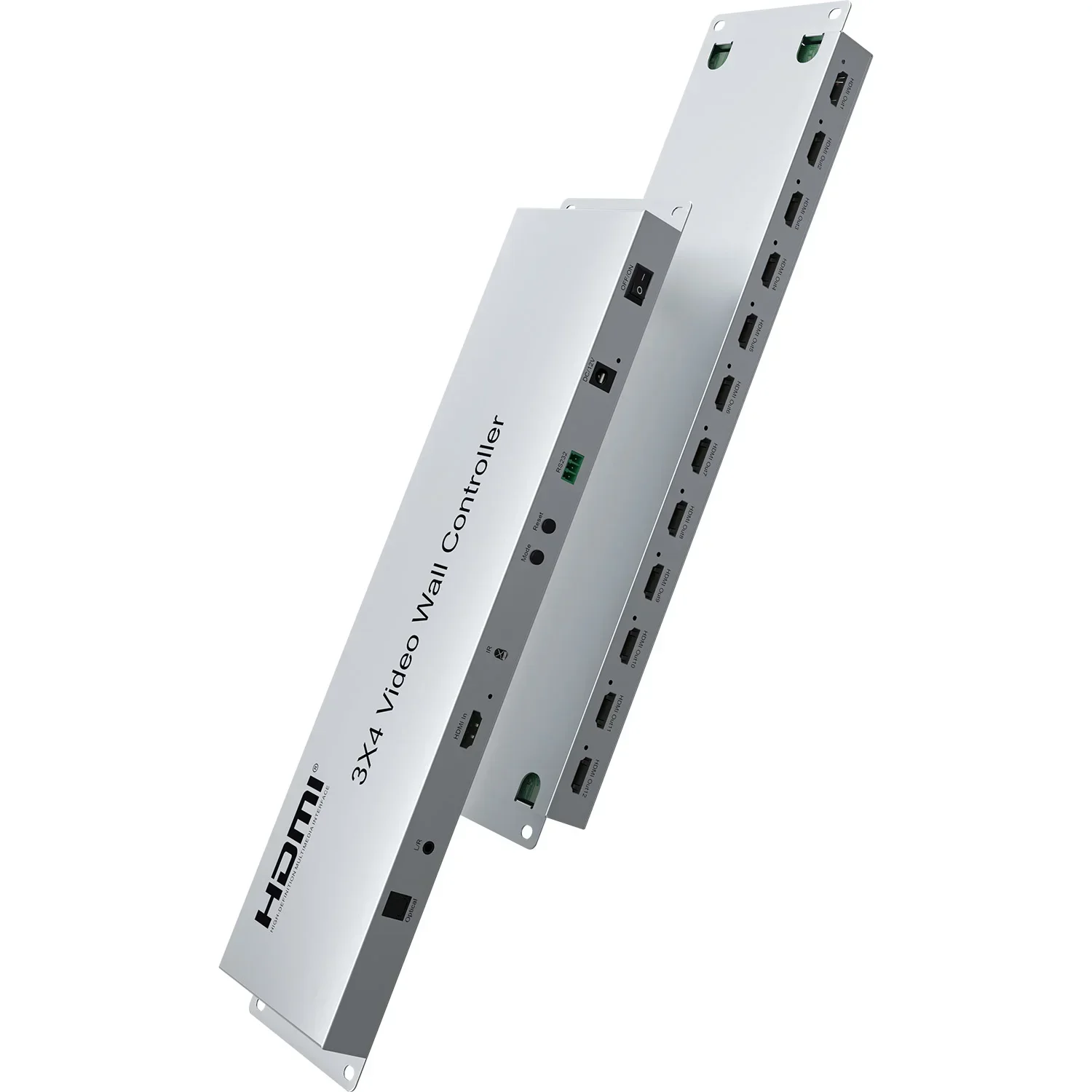 Controlador de pared de vídeo HDMI 3x4, 2x2 2x3 2x4 3x3 3x4 2x5 2x6 1x3 1x4 1x5 4 6 8 9 12, procesador de empalme de múltiples monitores, empalmador de TV - imagen 4