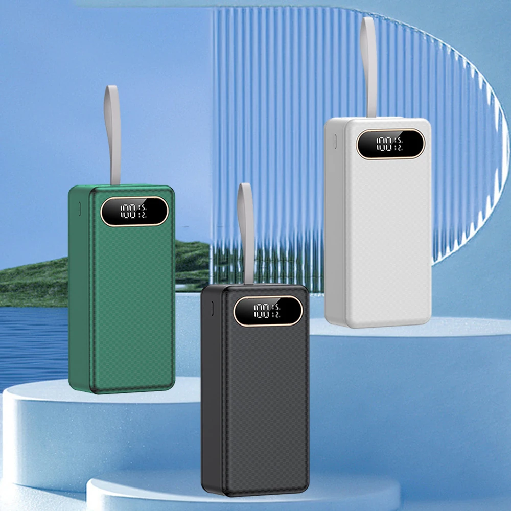 Caja del banco de energía de la batería 22,5 W 18650 batería de punta plana 21*18650 sin soldadura Kit de energía móvil salida CC Kit de luces de Camping