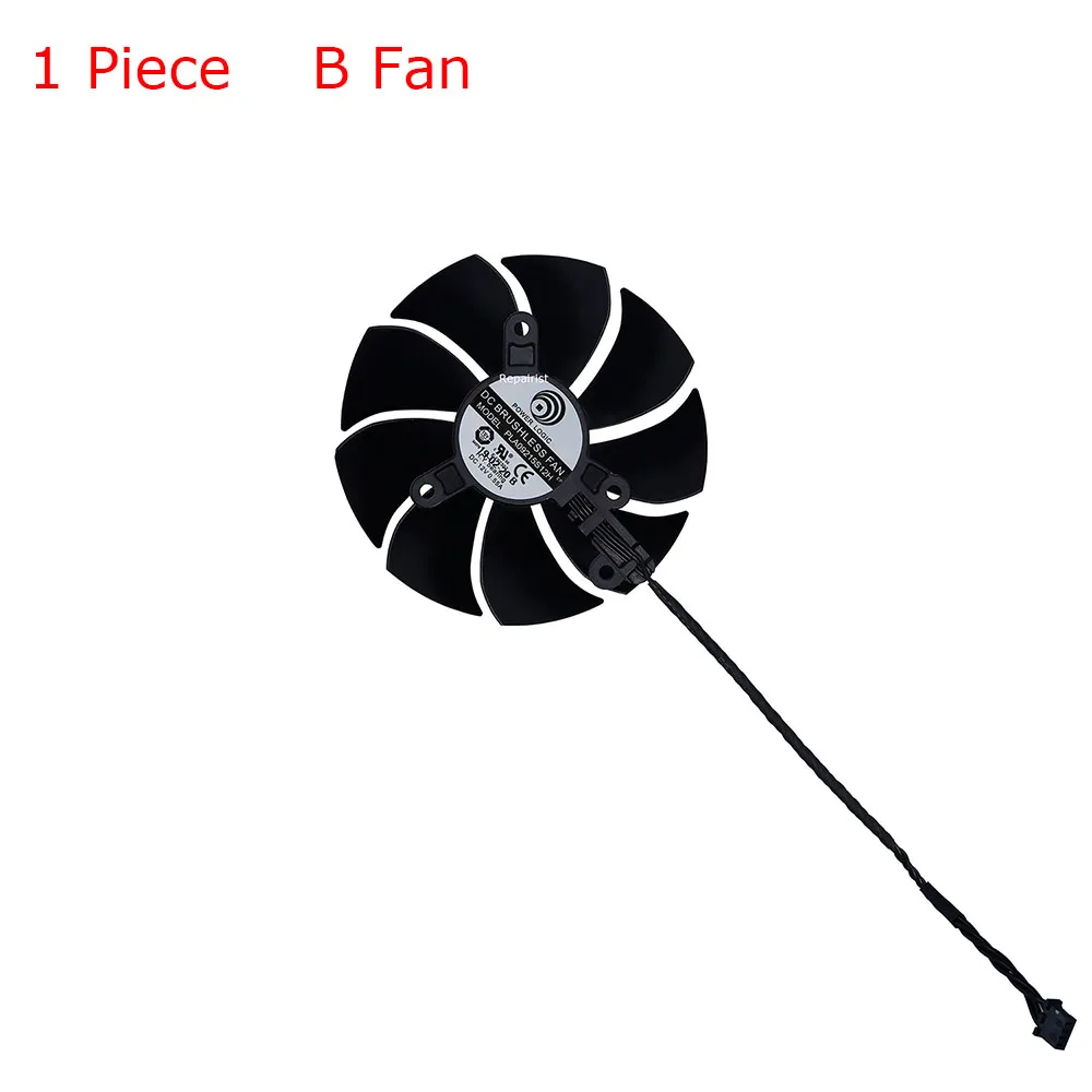 PLA09215S12H ventilador de tarjeta de vídeo, refrigeración de tarjeta gráfica, para EVGA RTX 2080Ti XC Gaming,para EVGA RTX 2080 SUPER XC Gaming,para EVGA RTX 2070 SUPER XC,para EVGA RTX 2060 SUPER XC Gaming - imagen 2