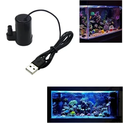 Bomba sumergible USB silenciosa para acuario y estanque
