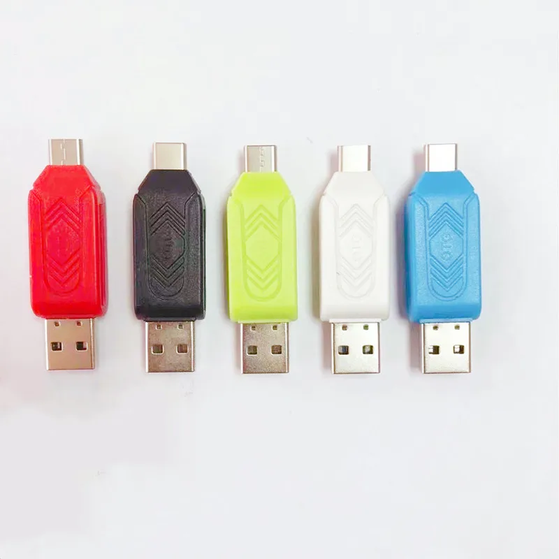 Lector de tarjetas USB2.0 a SD Adaptador de memoria TF Memoria TF de alta velocidad Lector de tarjetas 2 en 1 para PC Accesorios para portátiles - imagen 5