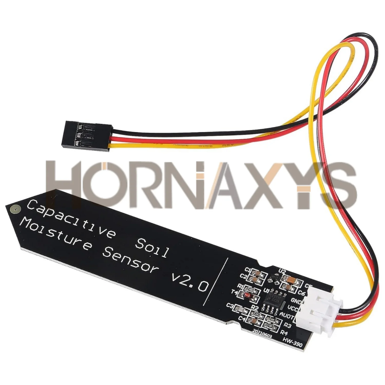 Módulo Sensor capacitivo de humedad del suelo, resistente a la corrosión, 3,3 ~ 5,5 V, para Arduino, detección de humedad, riego de jardín, bricolaje, 1-10 Uds. - imagen 5