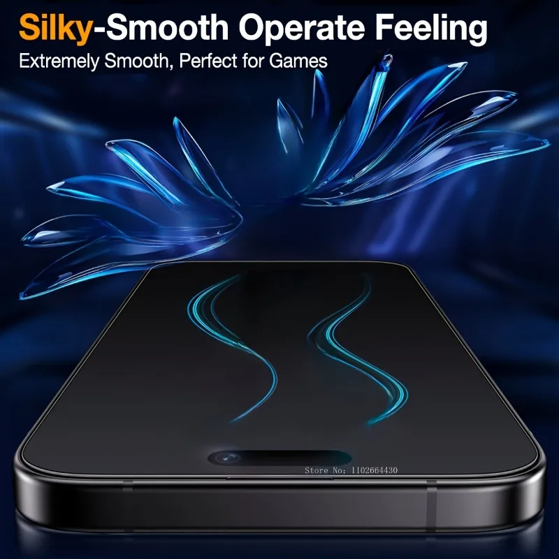 Protectores de pantalla mate para IPhone 17 16 Pro Max, accesorios para IPhone 17 15 14 Plus, antihuellas para IPhone Air Glass, 2 uds. - imagen 4