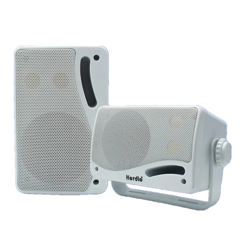 Herdio 2 uds 3,5 ''altavoces pasivos para exteriores 200W altavoces de montaje en pared montables Premium de 3 vías con sonido Superior resistente al agua
