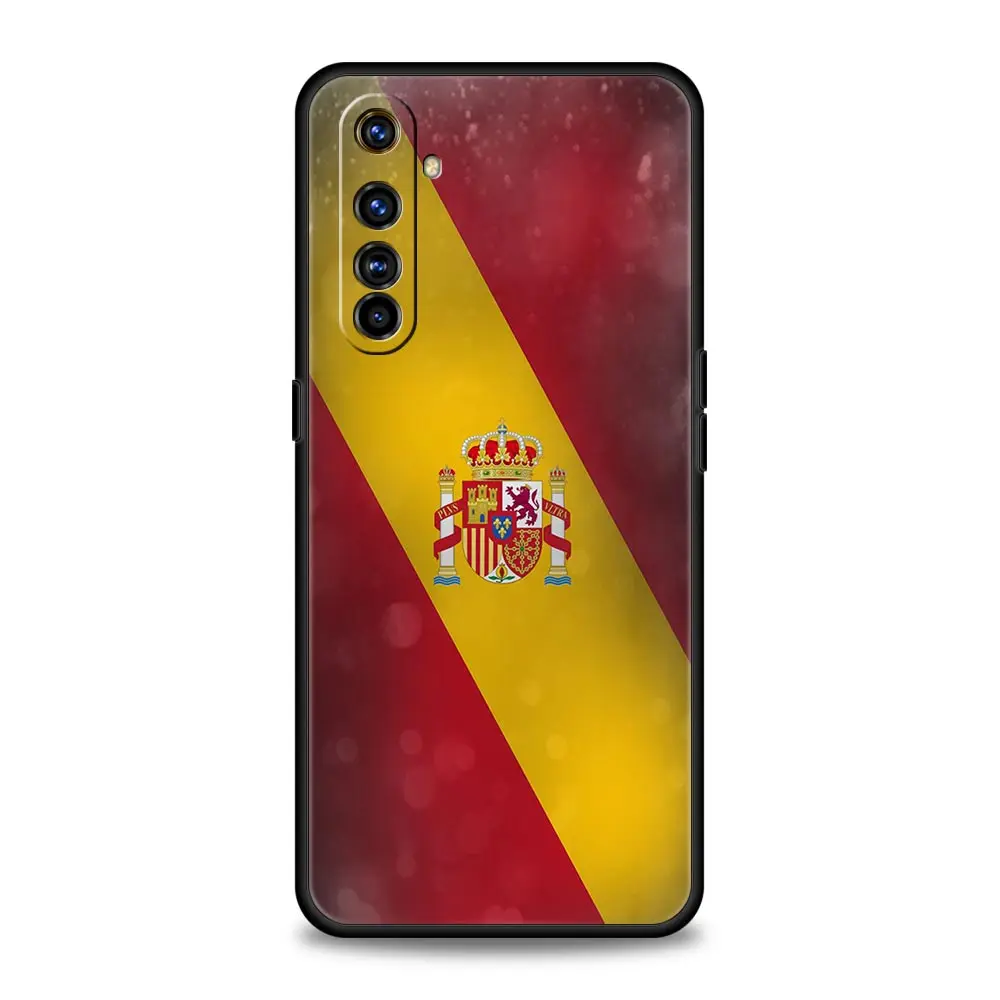 Funda de teléfono con bandera de España para Realme, 12, 11, 10, 9, 8, 5G, 7, 6, GT5, GT3, GT2 Pro Plus, C21, C11, C25, C35, GT Neo 2, 3, 3T, 5 - imagen 3