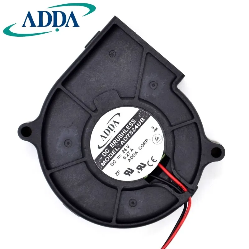 Para ADDA nuevo y ventilador Axial AD7524UB 24V proyector aparato fotográfico ventilador de refrigeración dedicado 75*75*30mm - imagen 4